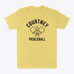 Courtney Oklahoma Pickleball Classic Dad T-Shirt