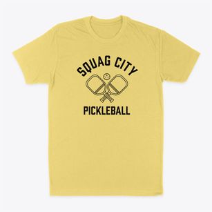Squag City New Hampshire Pickleball Classic Dad T-Shirt