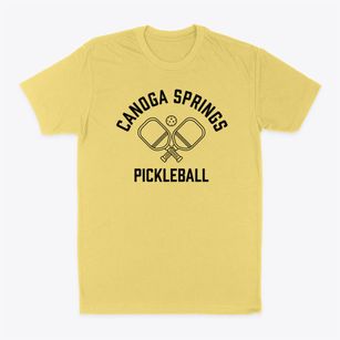 Canoga Springs New York Pickleball Classic Dad T-Shirt