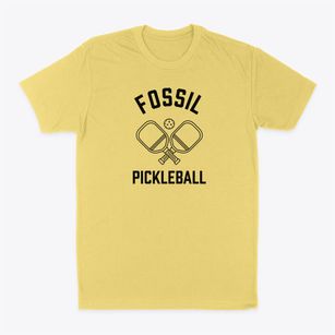 Fossil Wyoming Pickleball Classic Dad T-Shirt