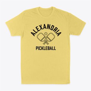 Alexandria Louisiana Pickleball Classic Dad T-Shirt