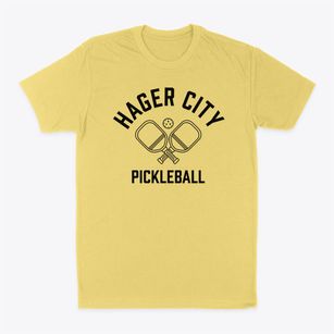 Hager City Wisconsin Pickleball Classic Dad T-Shirt