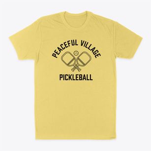 Peaceful Village Missouri Pickleball Classic Dad T-Shirt