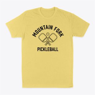 Mountain Fork Arkansas Pickleball Classic Dad T-Shirt