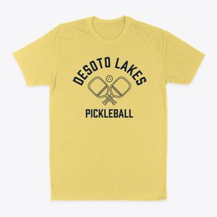 Desoto Lakes Florida Pickleball Classic Dad T-Shirt