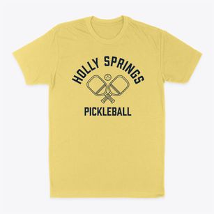 Holly Springs South Carolina Pickleball Classic Dad T-Shirt