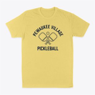 Pewaukee Village Wisconsin Pickleball Classic Dad T-Shirt