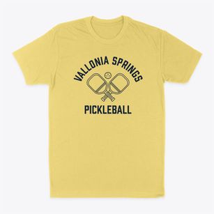 Vallonia Springs New York Pickleball Classic Dad T-Shirt