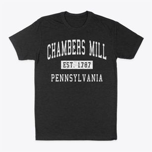 Chambers Mill Pennsylvania Classic Established Classic Dad T-Shirt