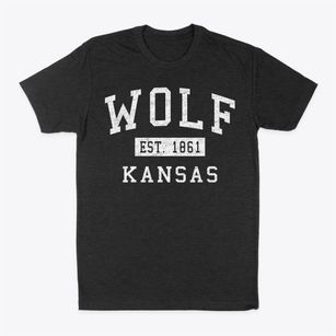 Wolf Kansas Classic Established Classic Dad T-Shirt