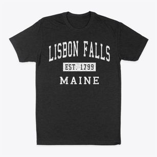 Lisbon Falls Maine Classic Established Classic Dad T-Shirt