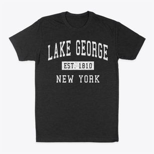 Lake George New York Classic Established Classic Dad T-Shirt