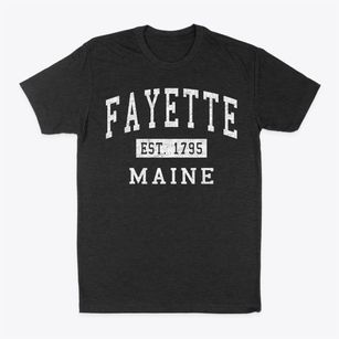 Fayette Maine Classic Established Classic Dad T-Shirt