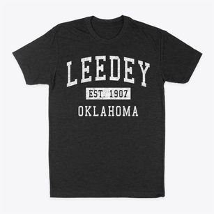 Leedey Oklahoma Classic Established Classic Dad T-Shirt