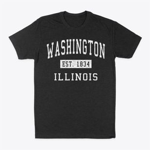 Washington Illinois Classic Established Classic Dad T-Shirt