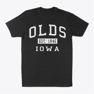 Olds Iowa Classic Established Classic Dad T-Shirt