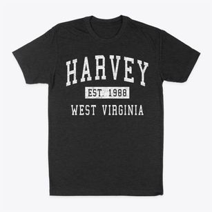 Harvey West Virginia Classic Established Classic Dad T-Shirt