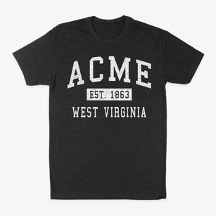 Acme West Virginia Classic Established Classic Dad T-Shirt