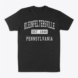 Kleinfeltersville Pennsylvania Classic Established Classic Dad T-Shirt