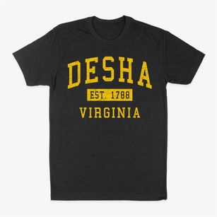 Desha Virginia Classic Established Classic Dad T-Shirt