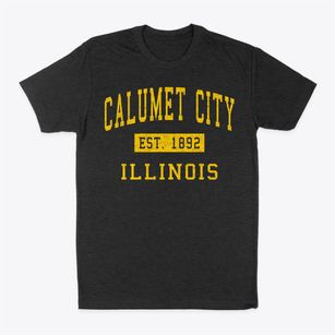 Calumet City Illinois Classic Established Classic Dad T-Shirt