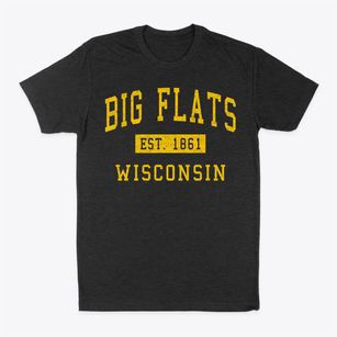 Big Flats Wisconsin Classic Established Classic Dad T-Shirt