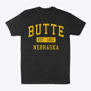 Butte Nebraska Classic Established Classic Dad T-Shirt