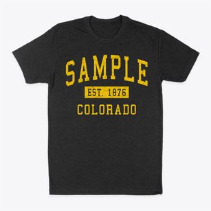 Sample Colorado Classic Established Classic Dad T-Shirt