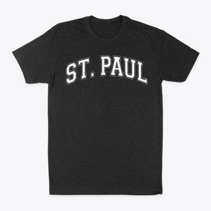 Saint Paul Lutheran School Varsity Arch Classic Dad T-Shirt