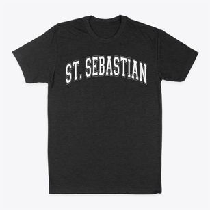 St Sebastian Parish Varsity Arch Classic Dad T-Shirt