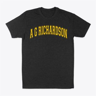 A G Richardson Elementary School Varsity Arch Classic Dad T-Shirt