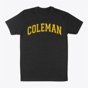 Coleman High School Varsity Arch Classic Dad T-Shirt
