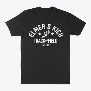 Elmer G Kich Elementary School Track and Field Classic Dad T-Shirt