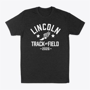Lincoln Elementary School Track and Field Classic Dad T-Shirt
