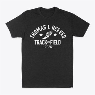 Thomas L Reeves Elementary School Track and Field Classic Dad T-Shirt