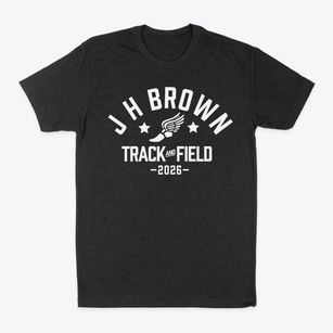 J H Brown Elementary School Track and Field Classic Dad T-Shirt