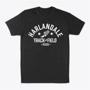 Harlandale Middle School Track and Field Classic Dad T-Shirt