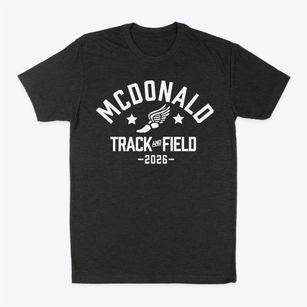 Mcdonald Middle School Track and Field Classic Dad T-Shirt