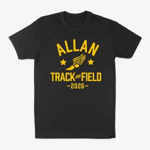Allan Elementary School Track and Field Classic Dad T-Shirt