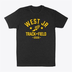 West Jr High School Track and Field Classic Dad T-Shirt