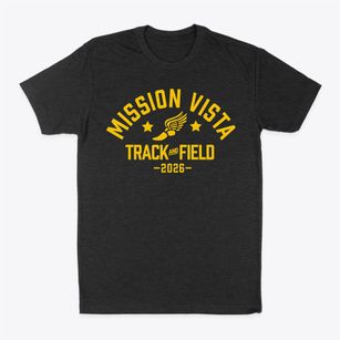 Mission Vista High School Track and Field Classic Dad T-Shirt