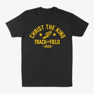 Christ The King School Track and Field Classic Dad T-Shirt