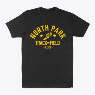 North Park Elementary School Track and Field Classic Dad T-Shirt