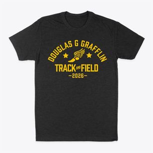 Douglas G Grafflin School Track and Field Classic Dad T-Shirt