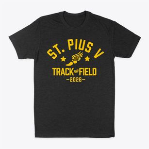 St Pius V Parish Track and Field Classic Dad T-Shirt