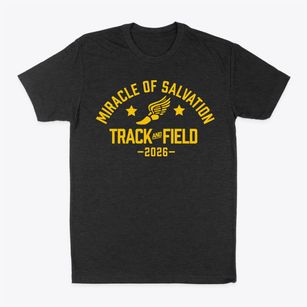 Miracle Of Salvation Christian School Track and Field Classic Dad T-Shirt