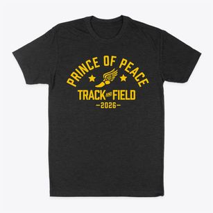 Prince Of Peace School Dallas Track and Field Classic Dad T-Shirt