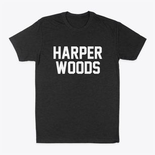 Harper Woods Michigan Classic Block Classic Dad T-Shirt