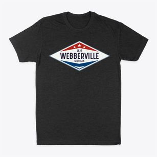 Webberville Michigan Diamond Star Classic Dad T-Shirt
