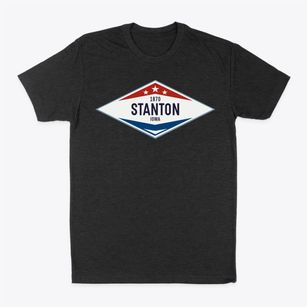 Stanton Iowa Diamond Star Classic Dad T-Shirt